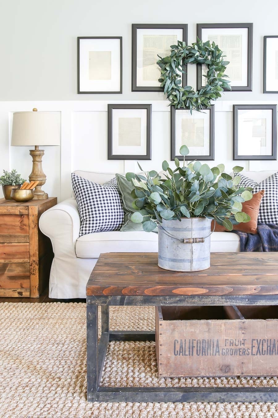 Neutral Fall Living Room Decor