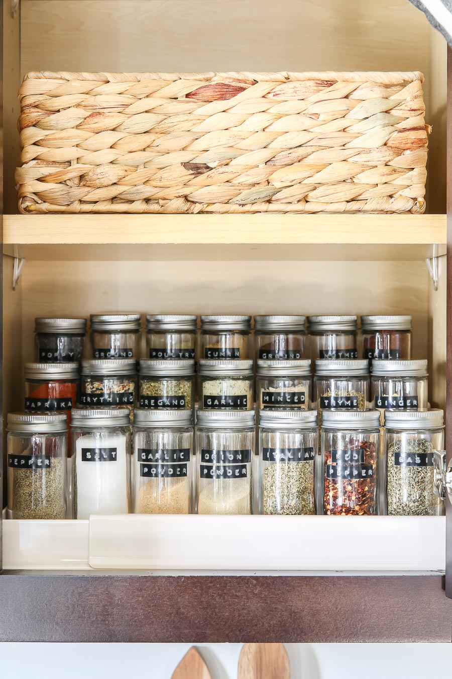 How To Organize Spices (and the best glass spice jars!)