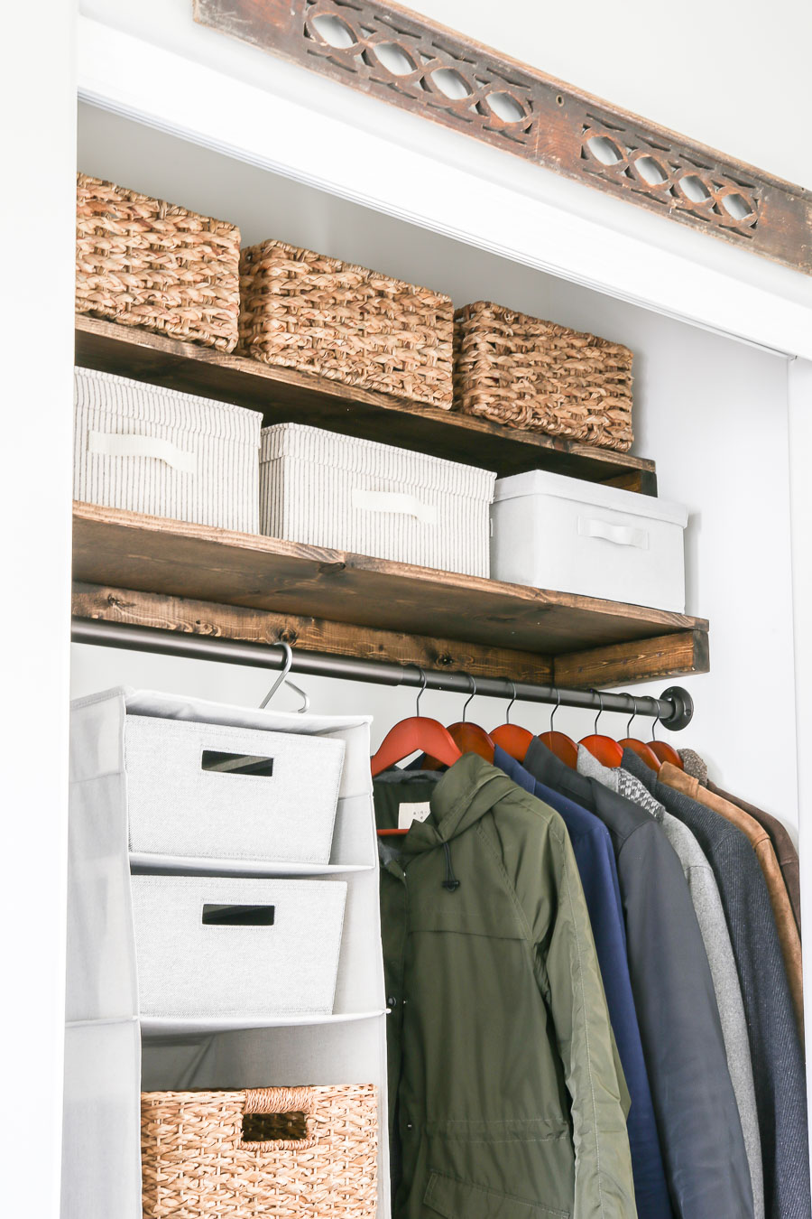 Coat Closet to Linen Closet Conversion - The Navage Patch