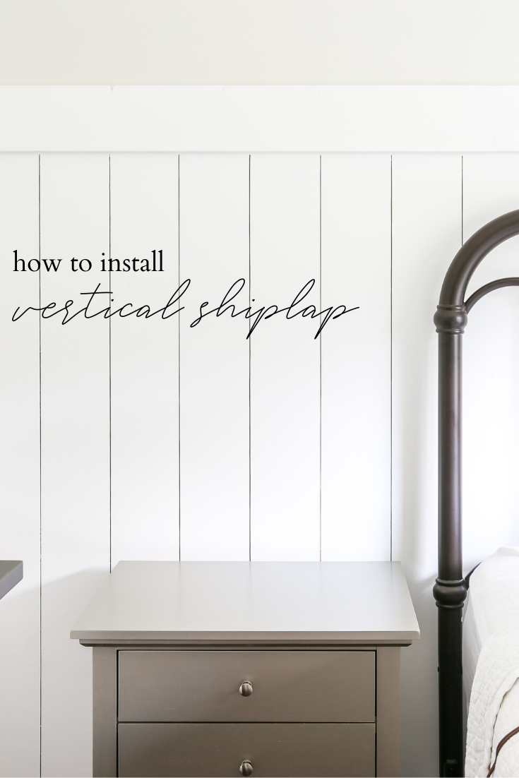 How to Install Vertical Shiplap