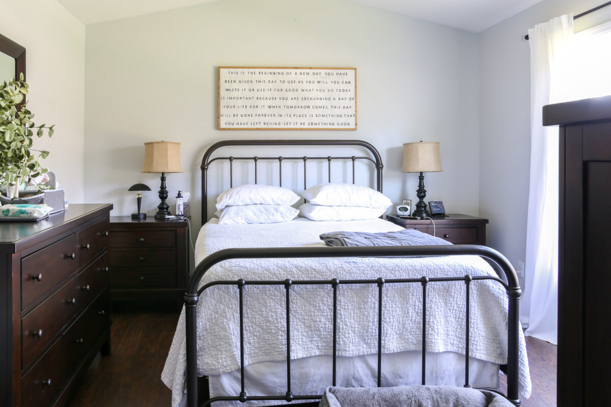 Master Bedroom Design Plans - One Room Challenge | Little Glass Jar