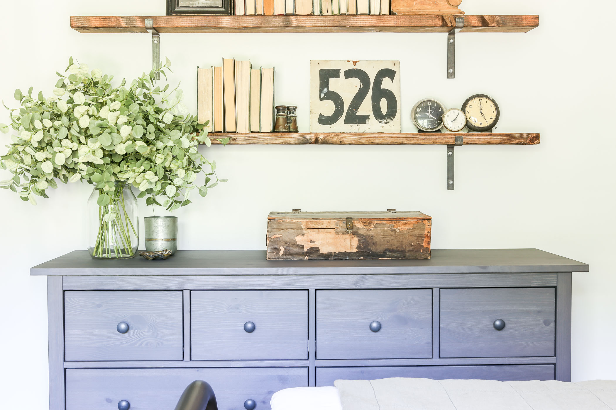 Cozy Vintage Master Bedroom Makeover