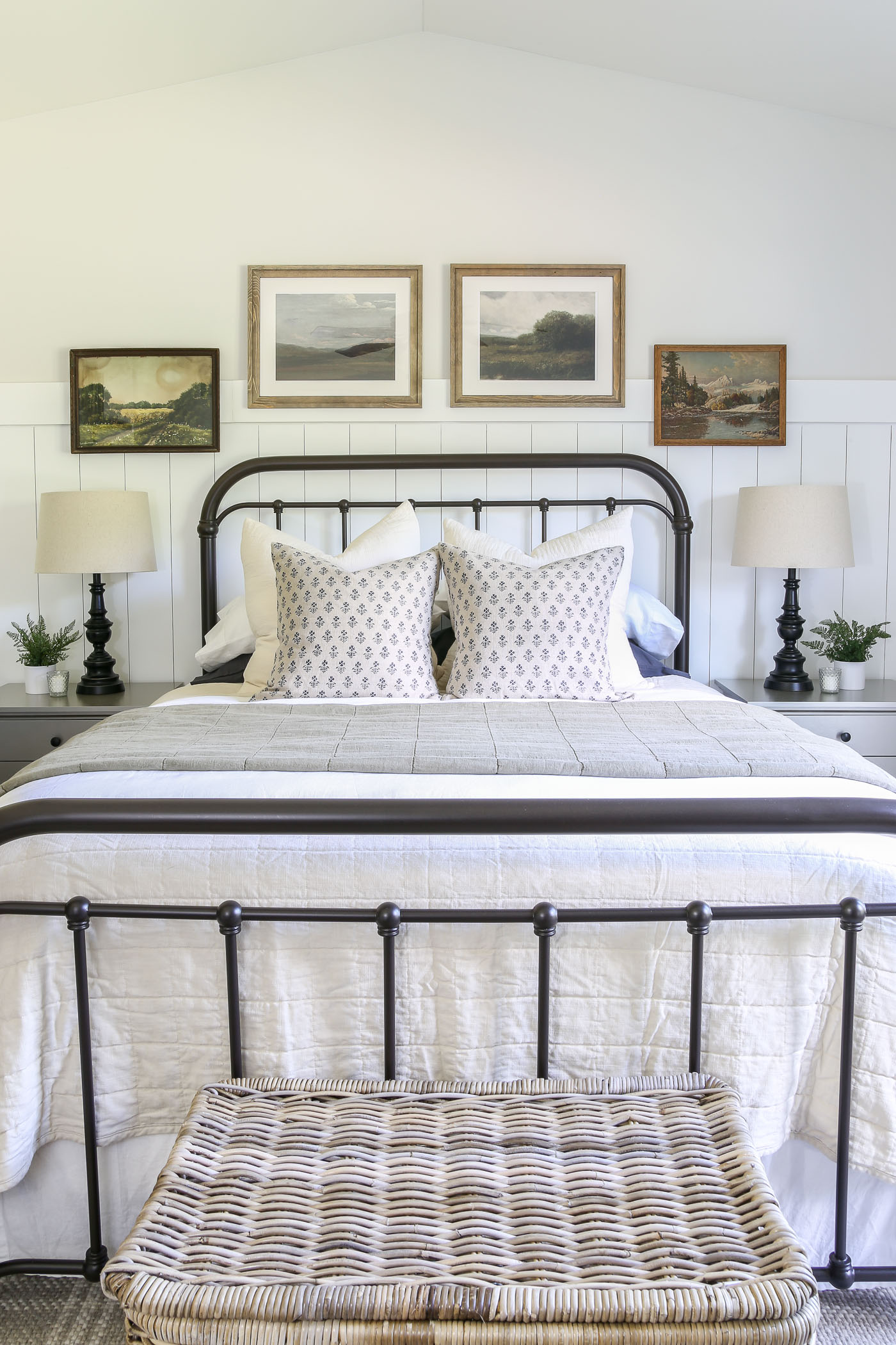 Cozy Vintage Master Bedroom Makeover