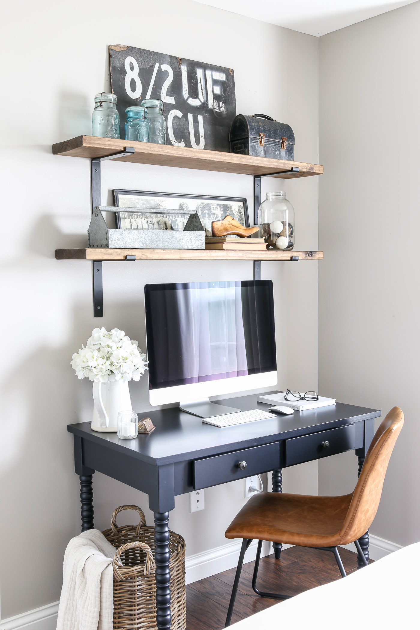 Guest Bedroom Office Nook