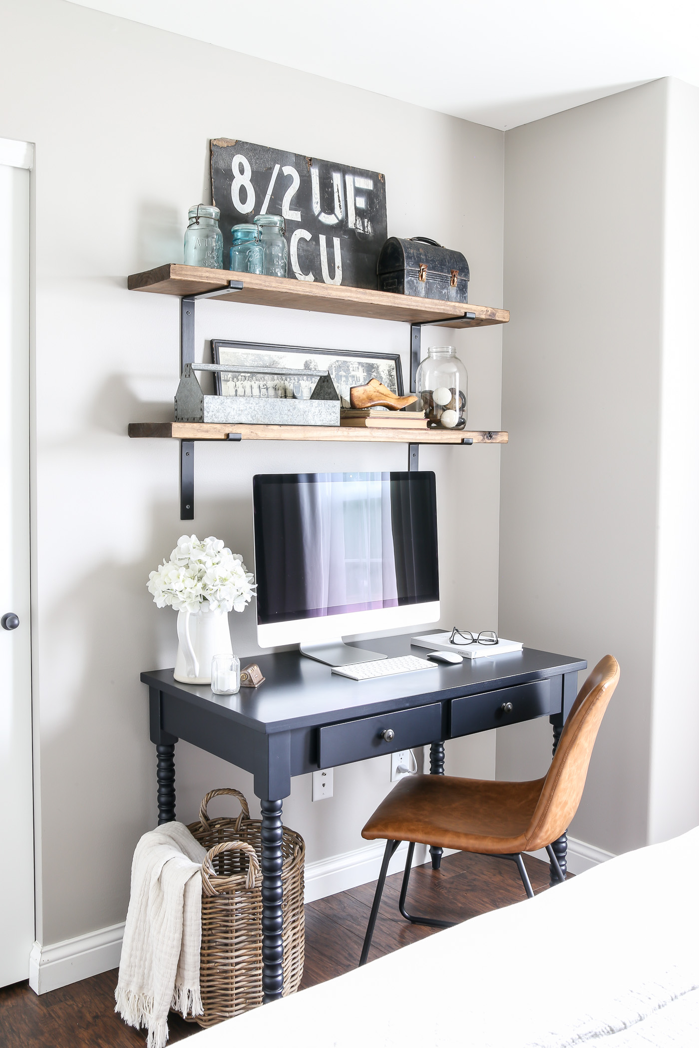 Guest Bedroom Office Nook