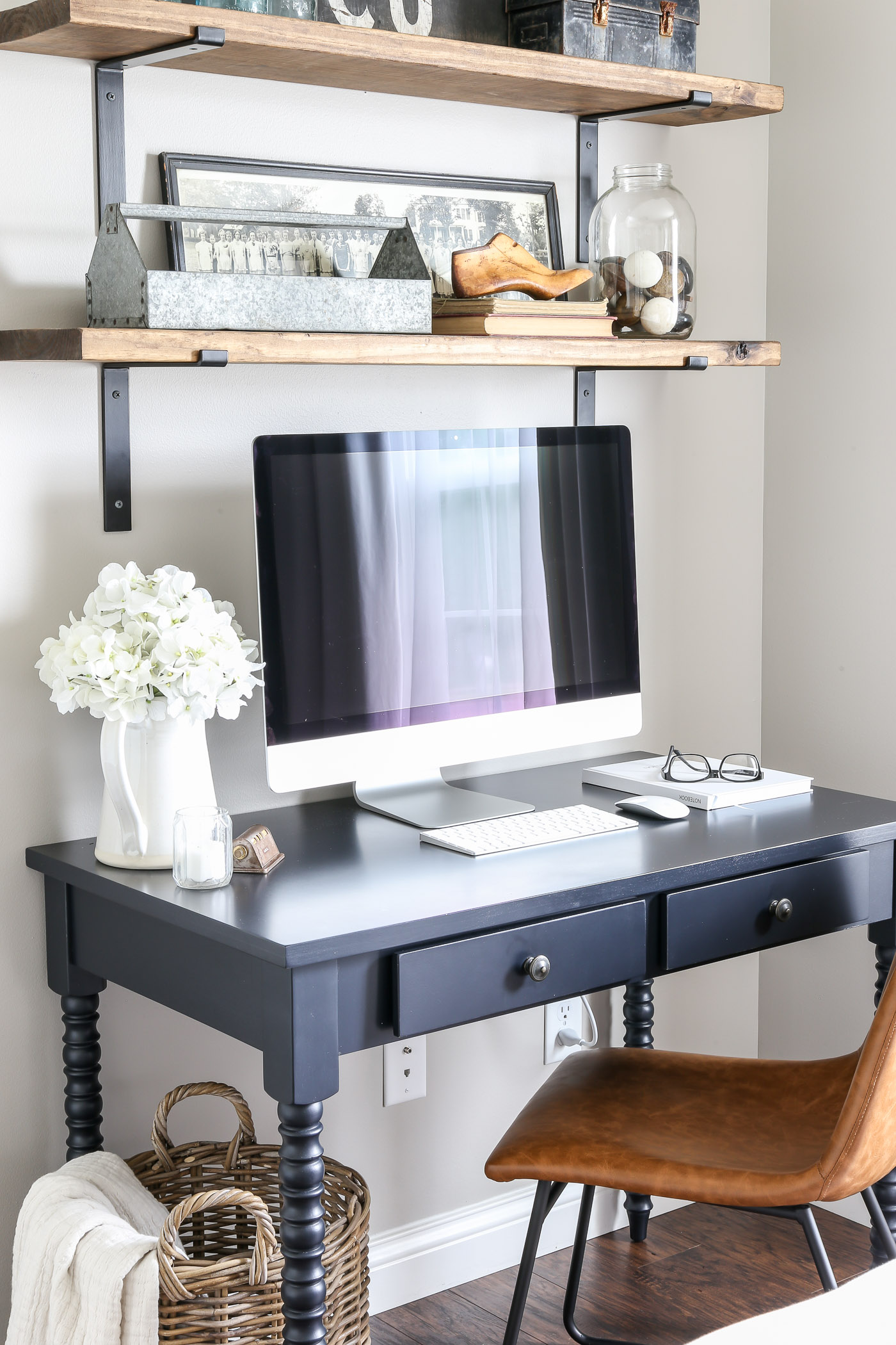 Guest Bedroom Office Nook