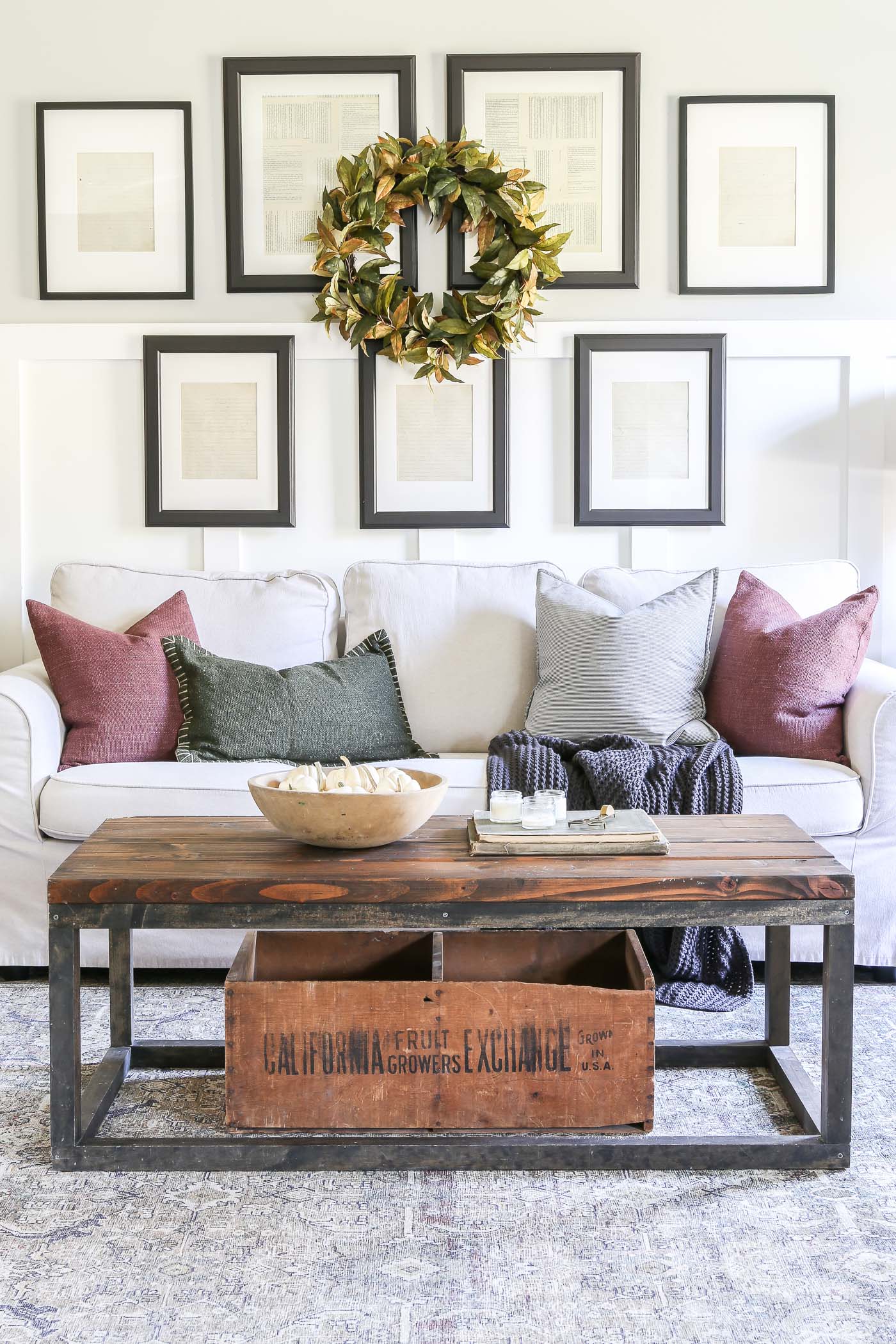 Moody Fall Living Room