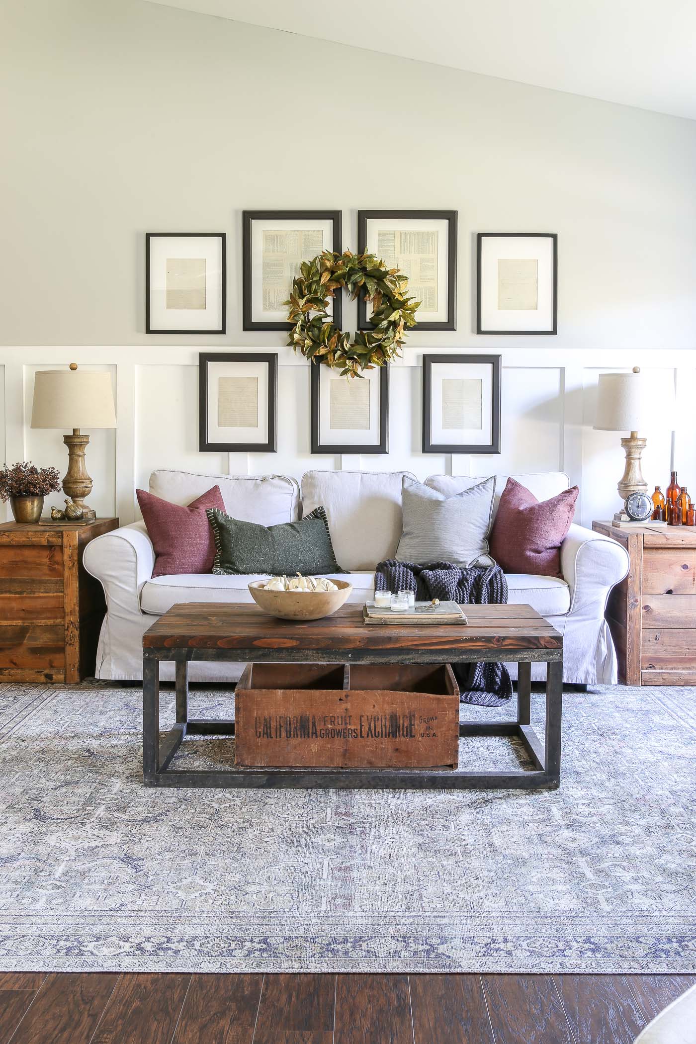 Moody Fall Living Room