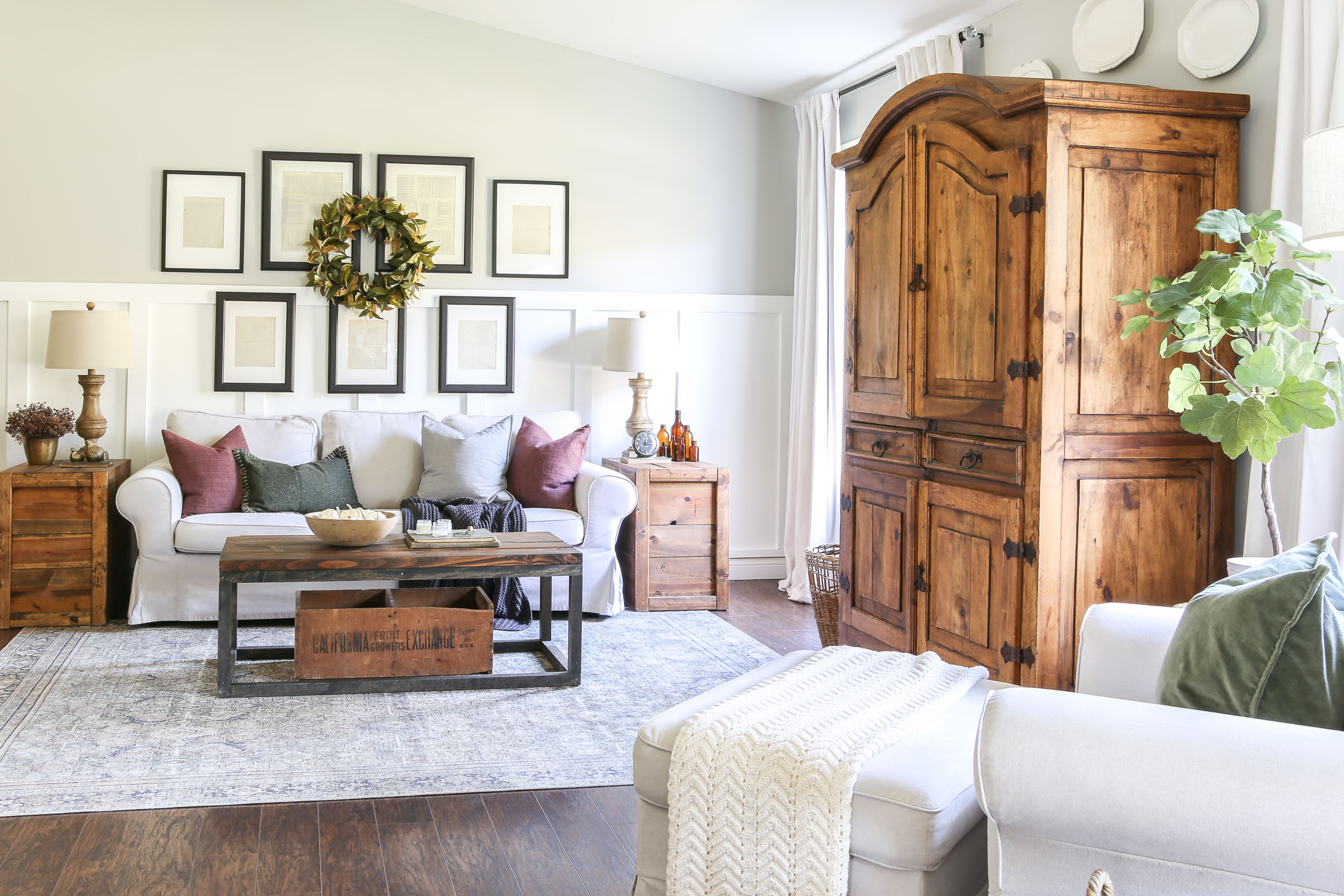 Moody Fall Living Room