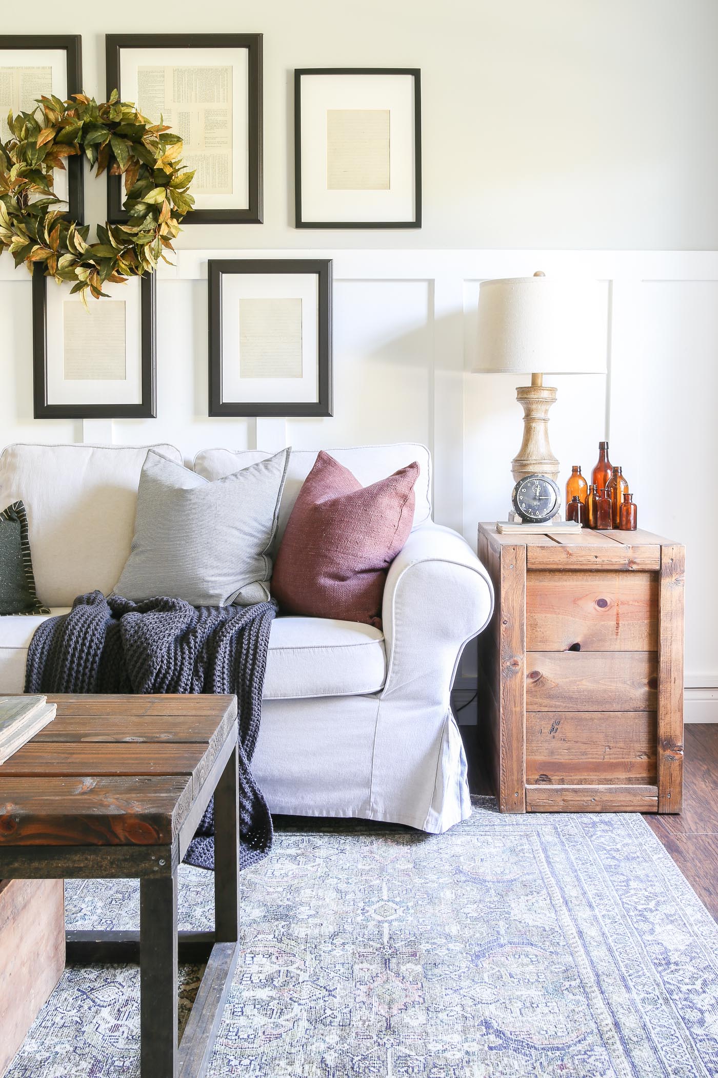 Moody Fall Living Room