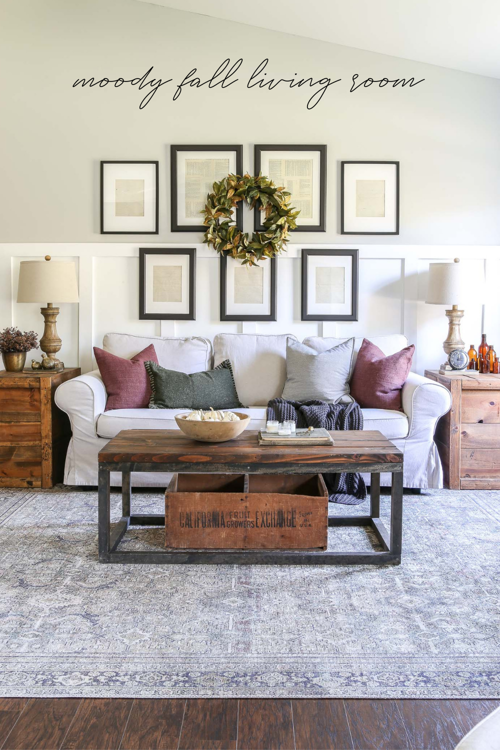 Moody Fall Living Room