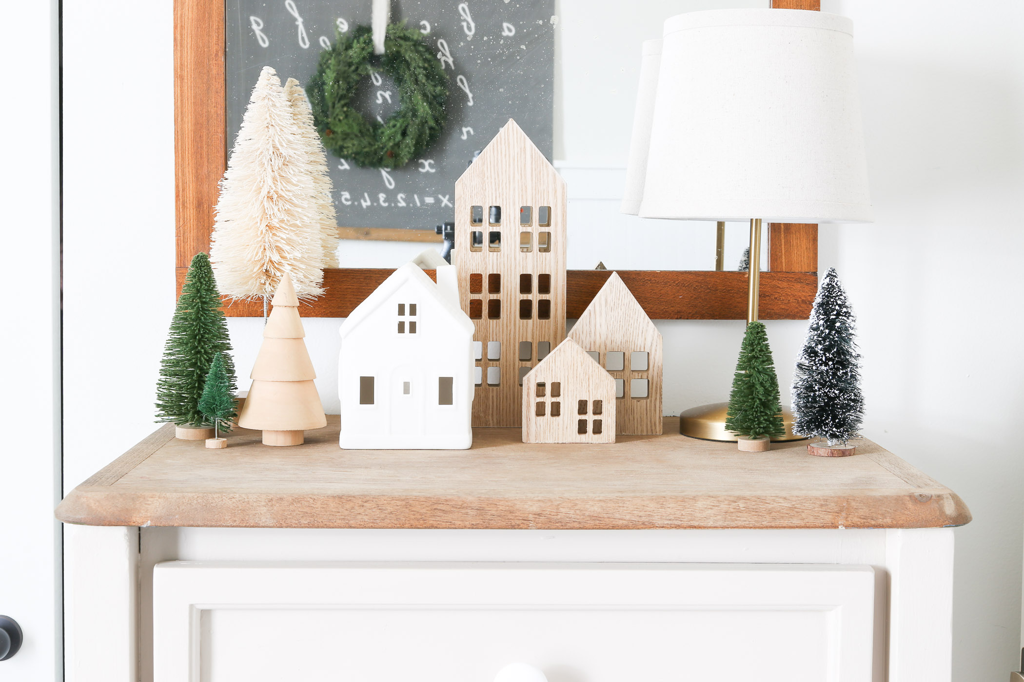 Neutral and Natural Christmas Nursery