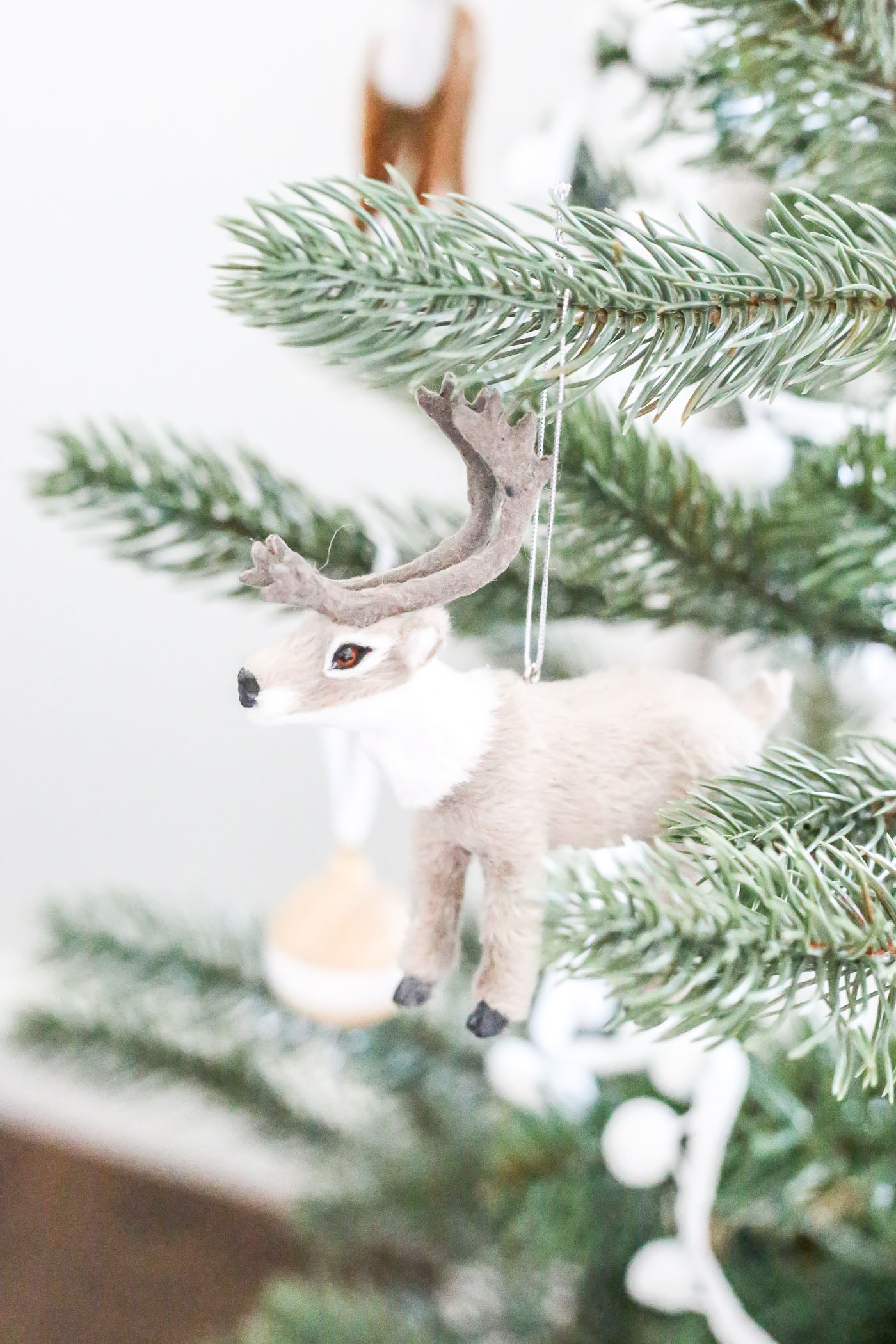 Neutral and Natural Christmas Nursery