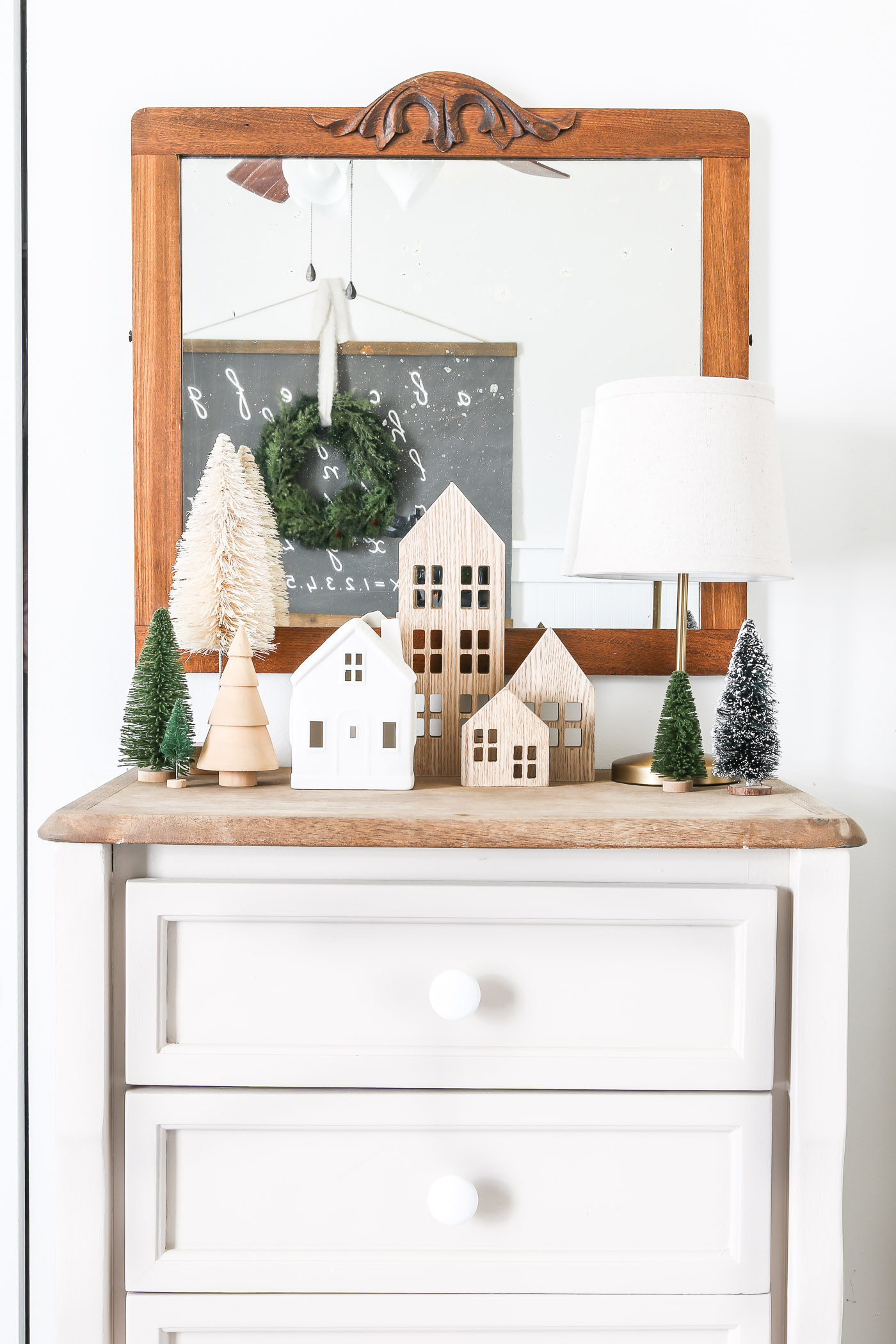 Neutral and Natural Christmas Nursery