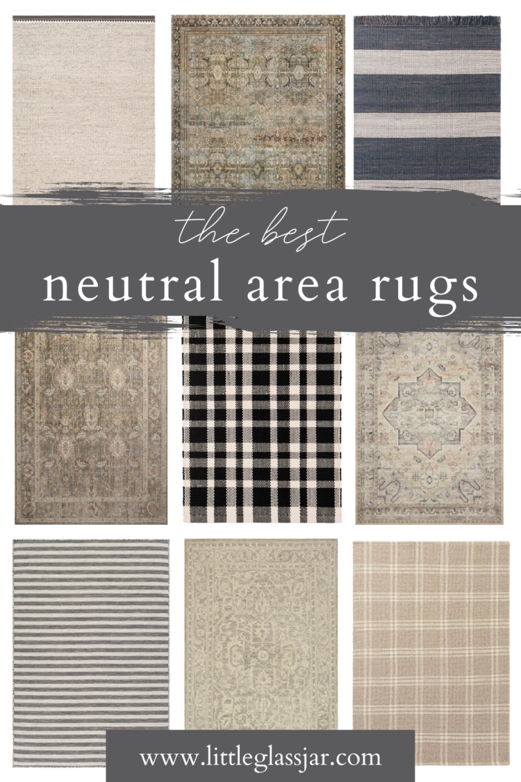 The Best Neutral Area Rugs and Where to Buy Them Little Glass Jar