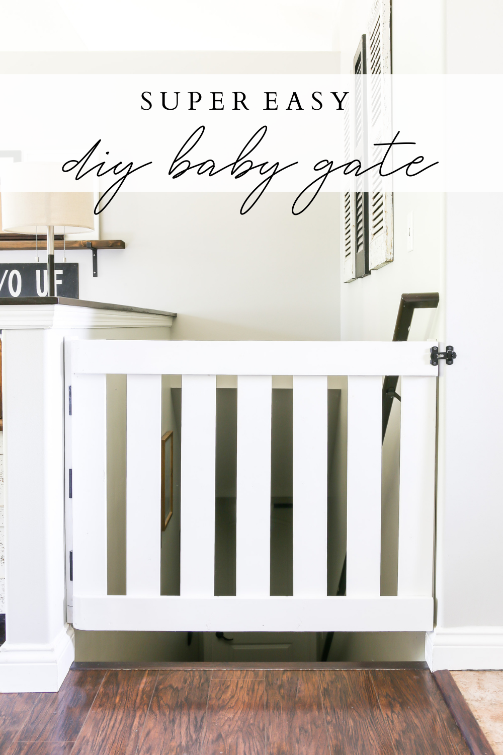 Easy DIY Baby Gate