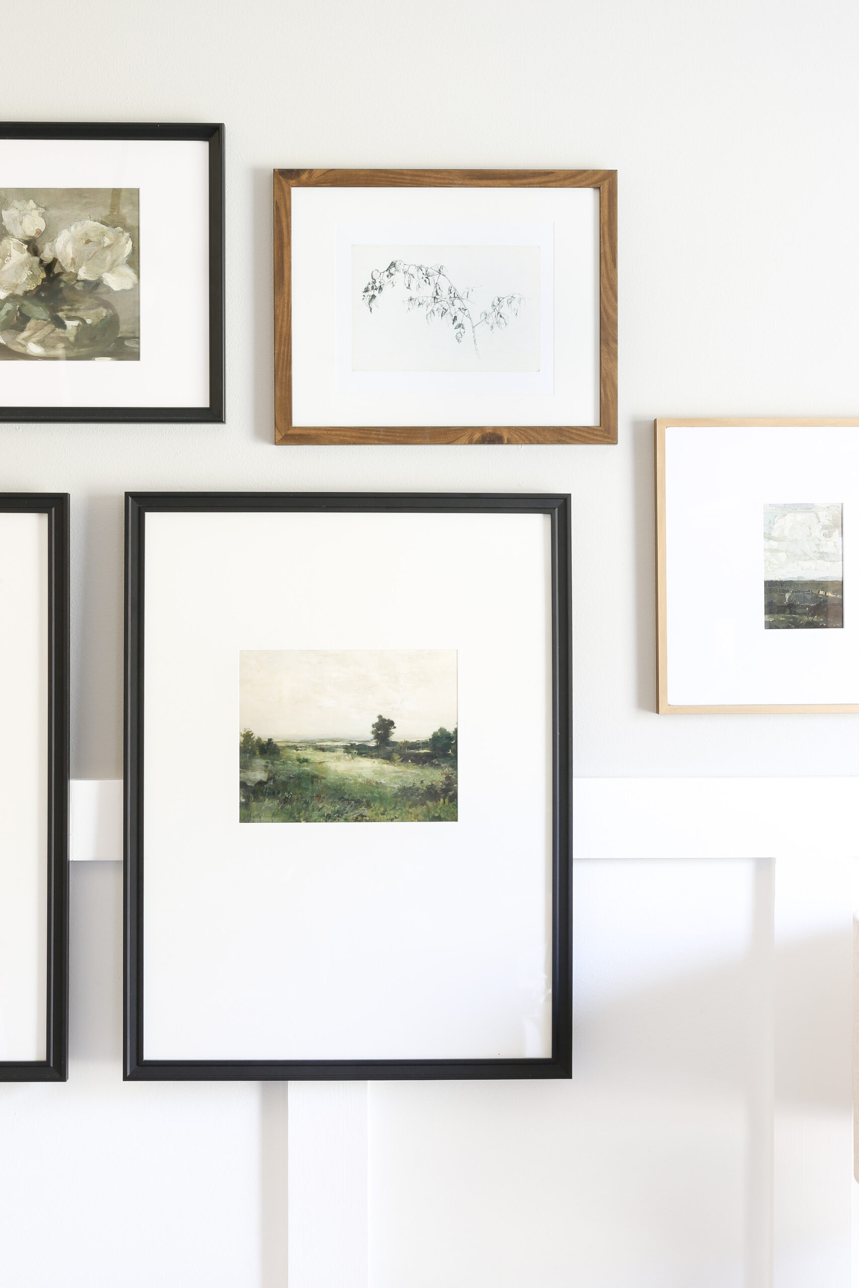 Vintage Prints Gallery Wall