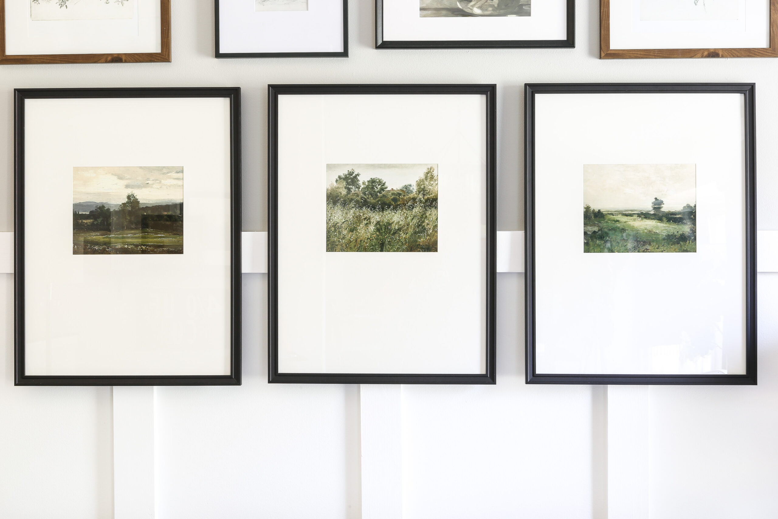 Vintage Prints Gallery Wall