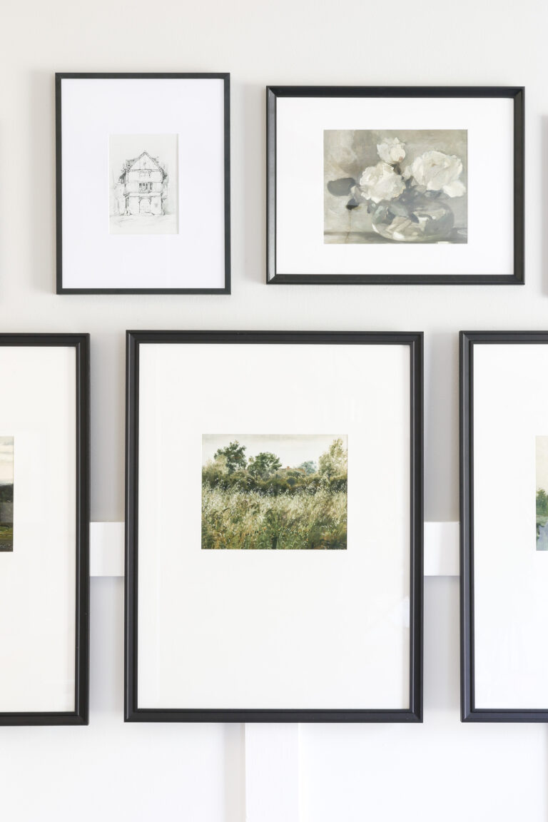 Vintage Prints Gallery Wall