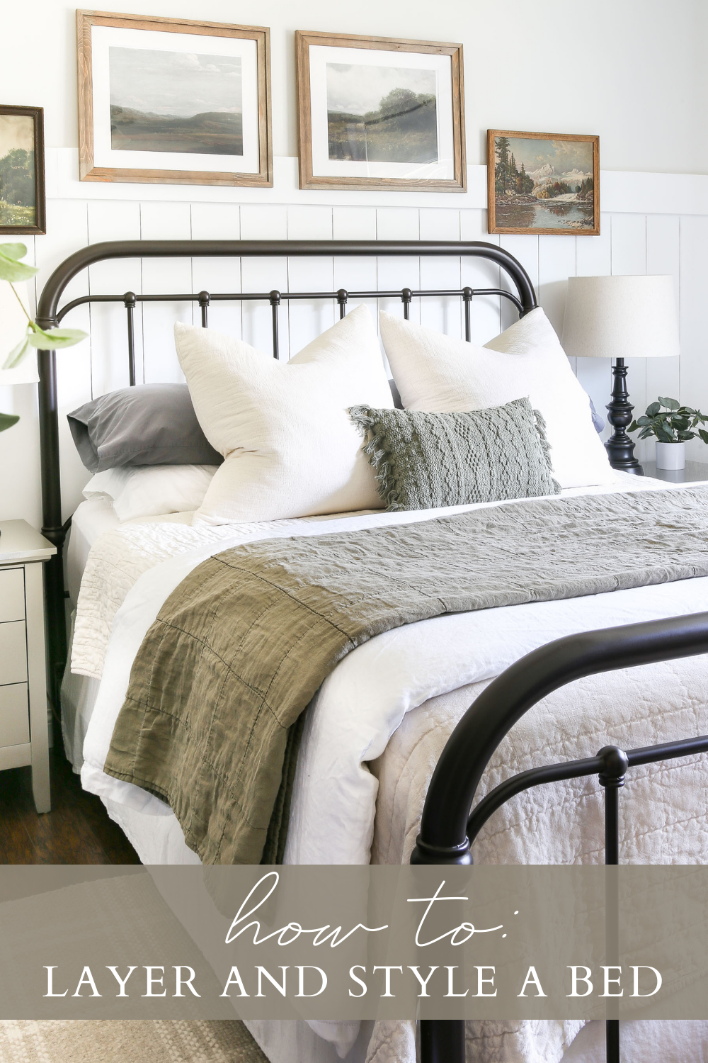 How to Layer and Style a Bed