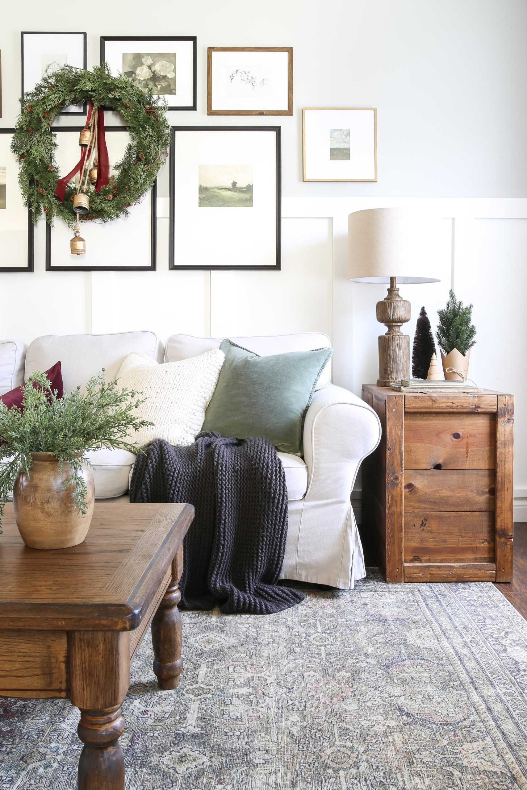 A Traditional Christmas in the Living and Dining Rooms