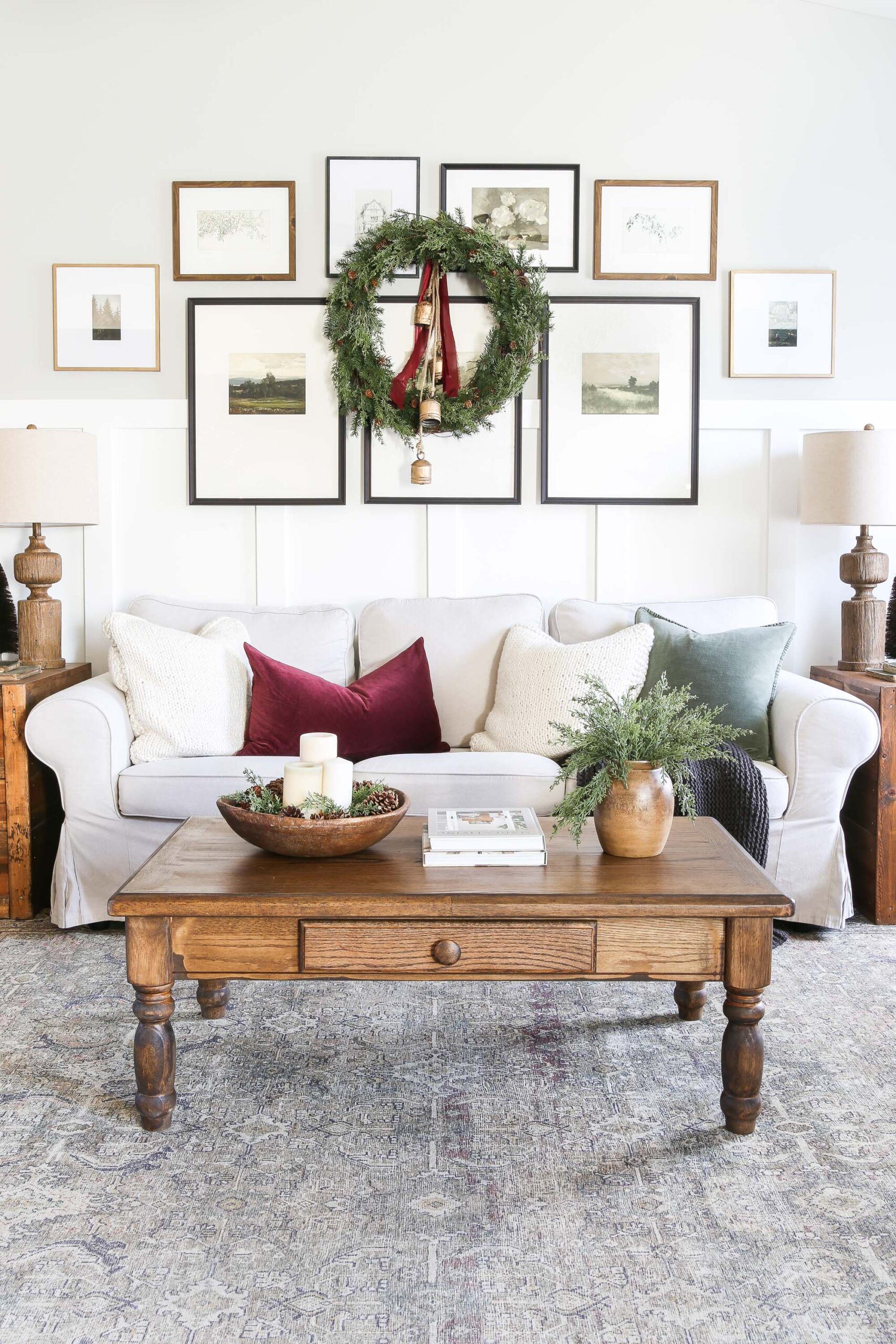 A Traditional Christmas in the Living and Dining Rooms