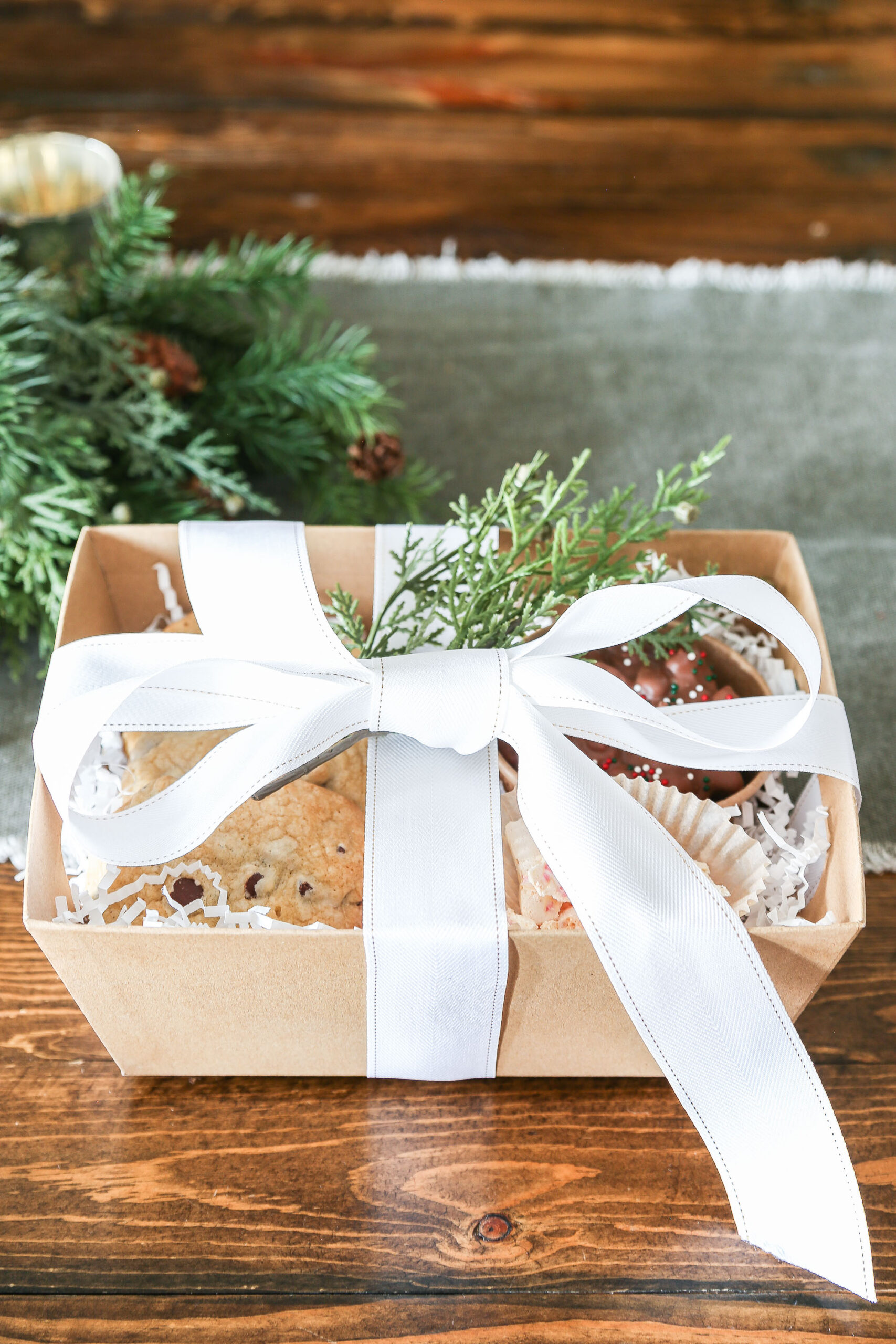 Festive Holiday Cookies in a Jar