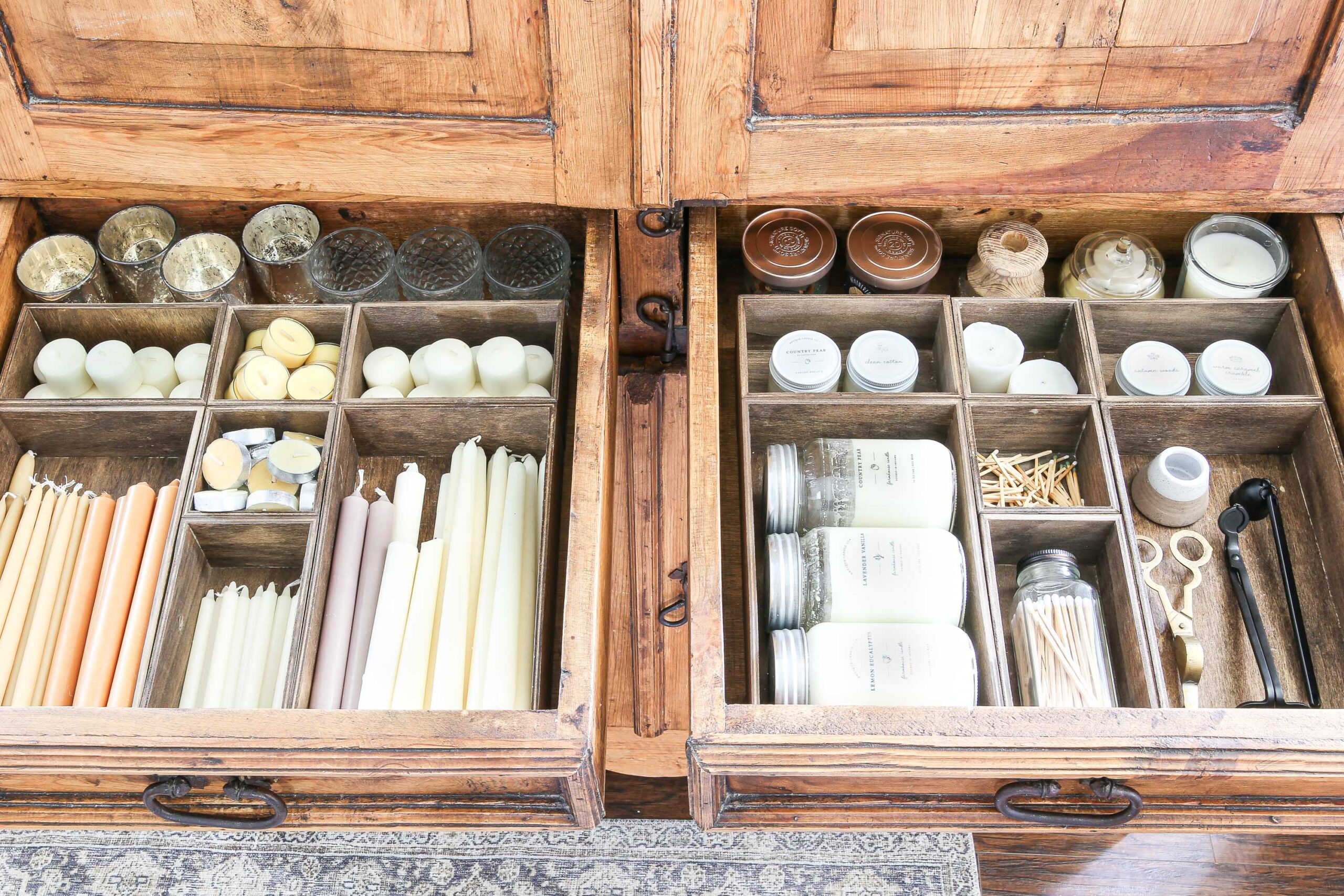 How to Store and Organize Candles