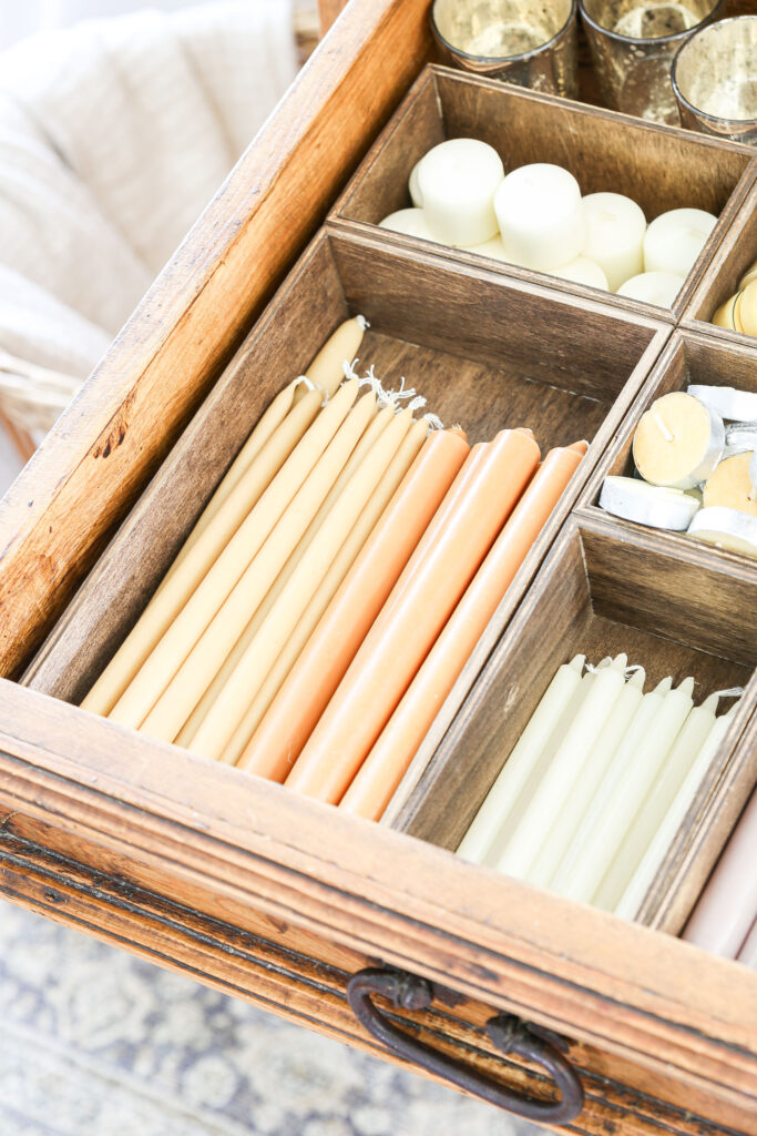 How to Store and Organize Candles Little Glass Jar