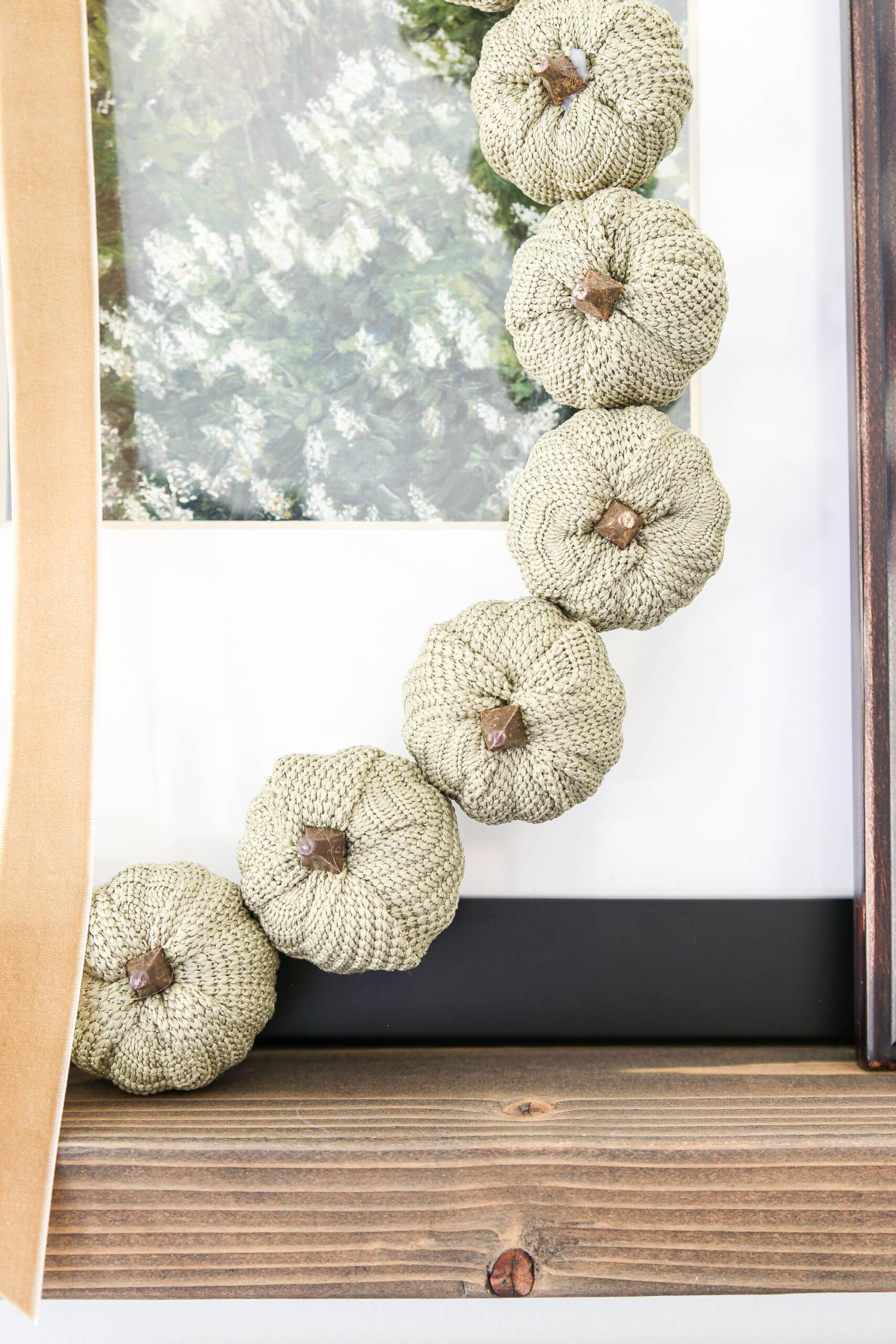 DIY Simple Fall Pumpkin Wreath