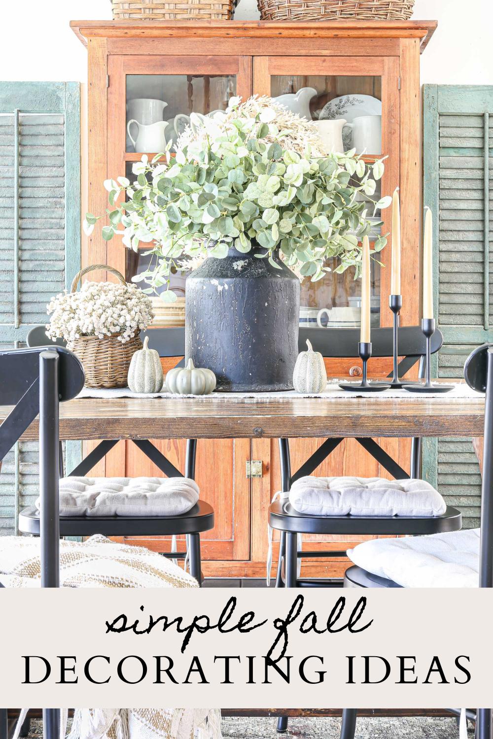 Simple Fall Decorating Ideas