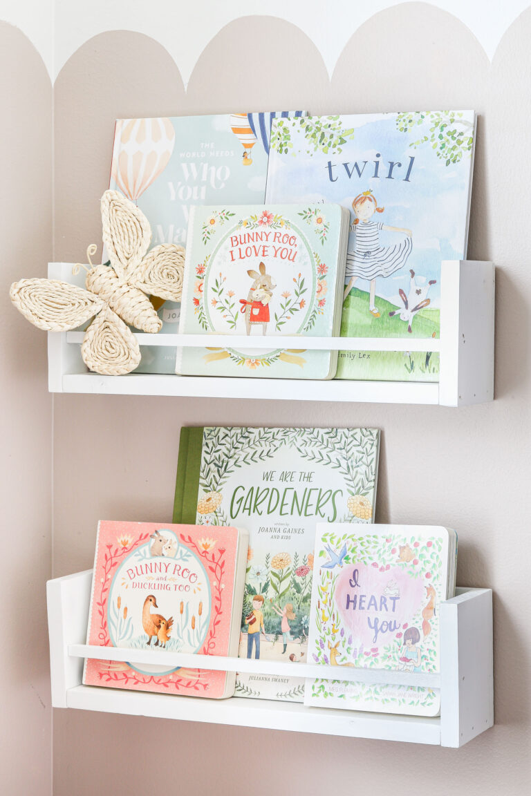 DIY Floating Bookshelves for Kids
