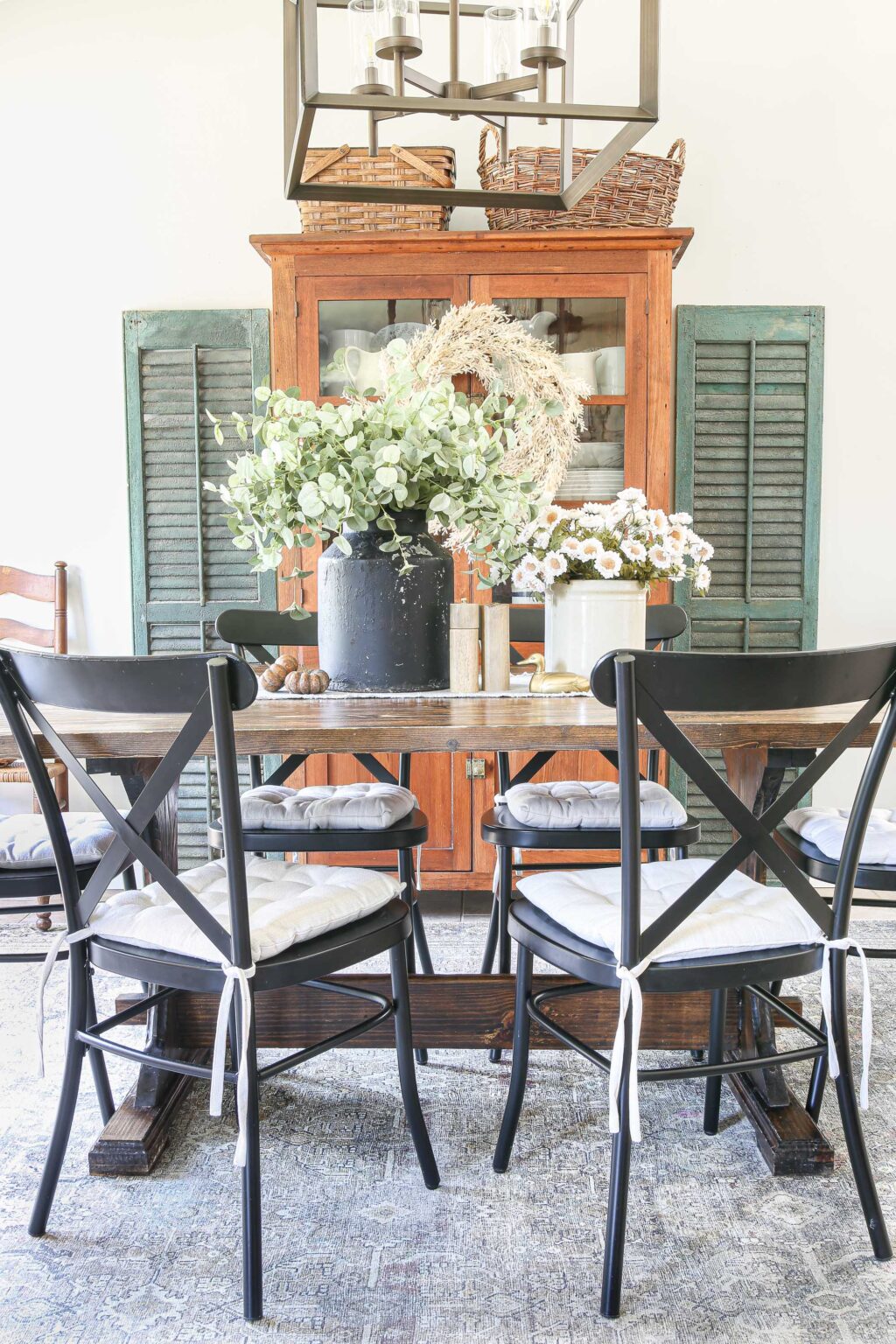 Cozy Fall Home Tour: Neutral and Warm Living Room and Dining Room ...