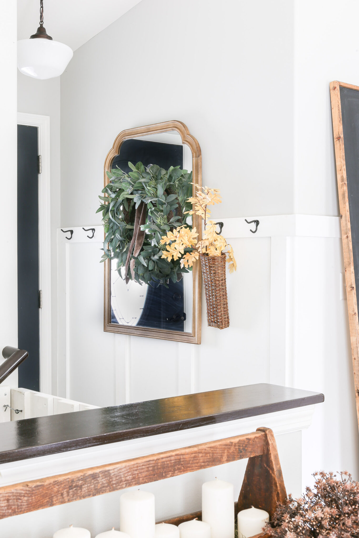Cozy Fall Home Tour: Neutral and Warm Living Room and Dining Room ...